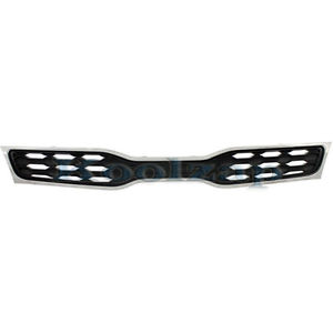 Grila radiator Kia Rio (Ub), 09.2011-12.2016 Model HATCHBACK, negru, cu rama cromata, 863501W210, 41B105-1