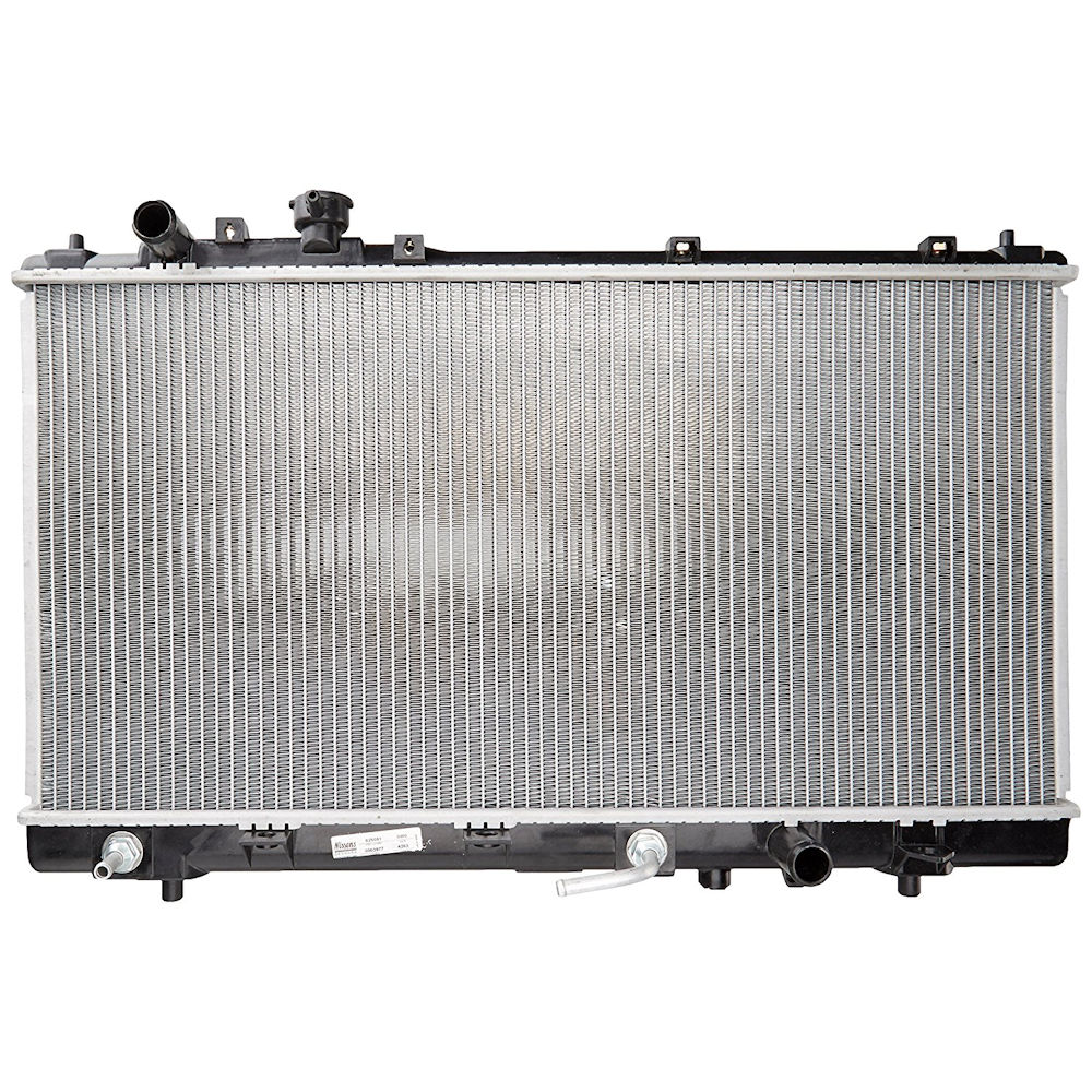 Radiator racire Mazda Premacy (Cp), 03.1999-07.2001, Motorizare 1, 8 84kw Benzina, tip climatizare Cu/fara AC, cutie automata, diametru intrare/iesire 28/28mm, tip Calsonic, dimensiune 690x353x16mm, Cu lipire fagure prin brazare, Aftermarket