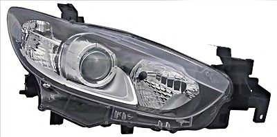 Far Mazda 6 (Gj) 11.2012-, Dreapta, tip bec H11+H15, electric, cu lumini de zi, fara motoras, ECE, Depo, GHP9-51-0K0A, GHP9-51-0K0B