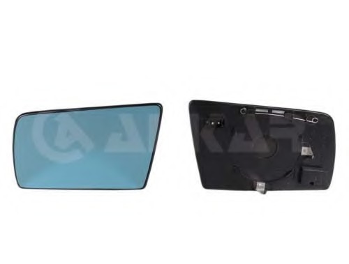 Geam oglinda Mercedes Clasa C (W202), 1993-2001 Clasa E (W210), 06.1995-03.1999, Clasa S (W140) 03.1995-09.1998 , cu 2 pini, partea stanga BestAutoVest albastra asferica cu incalzire
