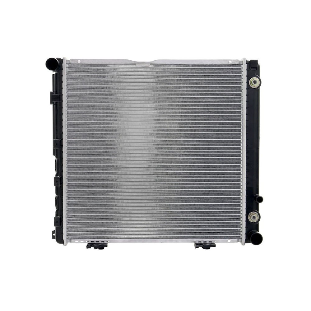 Radiator racire Mercedes W124/Clasa E, 10.1992-05.1997 Model 220e/E220(2, 2 110kw); E200 (2, 0 100kw) Benzina, tip climatizare cu AC, cutie Automata, , dimensiune 488x483x32mm, Cu lipire fagure prin brazare, Aftermarket