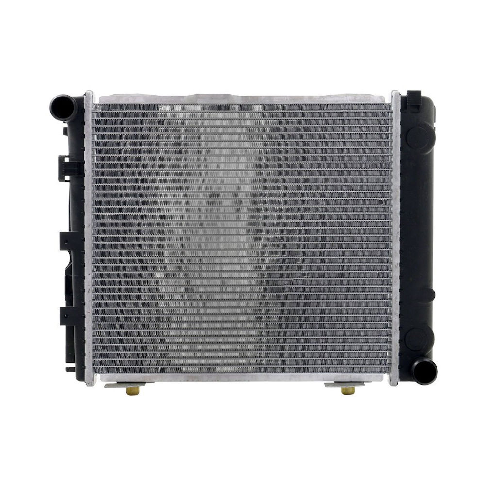 Radiator racire Mercedes 190 (W201) 06.1984-1993 Model 190 (2, 5 143kw; 2, 3 97/100kw); 2, 5 Evolution (2, 5 143/150kw); 2, 5 Evolution Ii (2, 5 173kw); Benzina, cutie Manuala, dimensiune 412x370x41mm, Cu lipire fagure prin brazare, Aftermarket