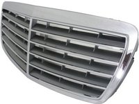 Grila radiator Mercedes Clasa E (W212) Sedan/ Combi, 09.2009-02.2013, Cromat/Negru, 21288005839040