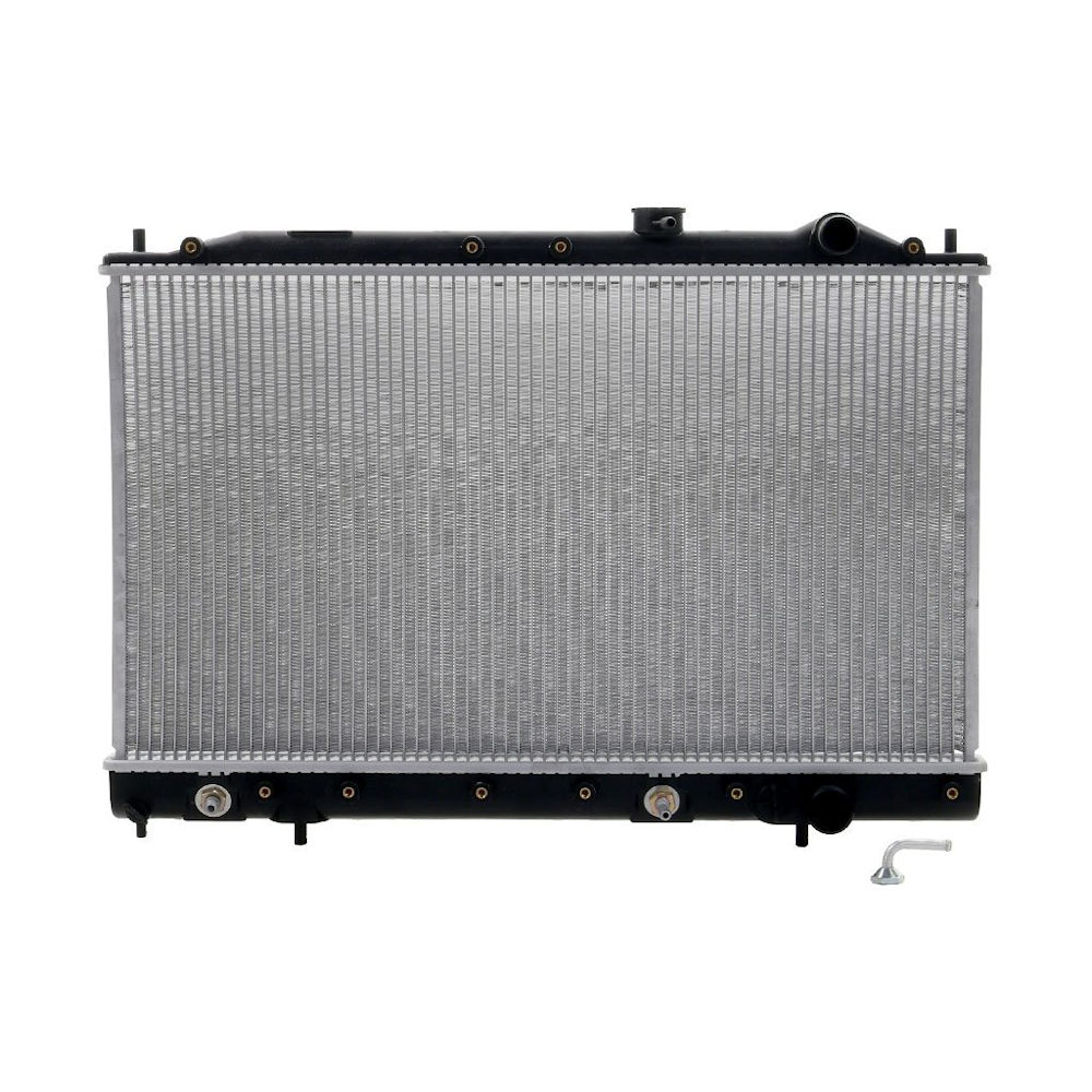 Radiator racire Mitsubishi Colt 10.1987-01.1992 (Motor 1, 5 66kw) ; Lancer, 10.1987-01.1992 (Motor 1, 5 54/62/66kw) Benzina, tip climatizare Automat, Cu/fara AC, tip Denso, diametru intrare/iesire 28/35mm, dimensiune 668x375x16mm, Cu lipire fagure brazare
