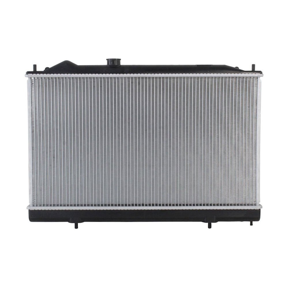 Radiator racire Mitsubishi Lancer, 10.1987-01.1992 ( 1,3 55kw; 1,5 66kw) Pt Modele Heavy Duty Benzina, Manual, Cu/fara AC, tip Denso , diametru intrare/iesire 28/35mm, 658x375x16, Cu lipire fagure prin brazare Aftermarket