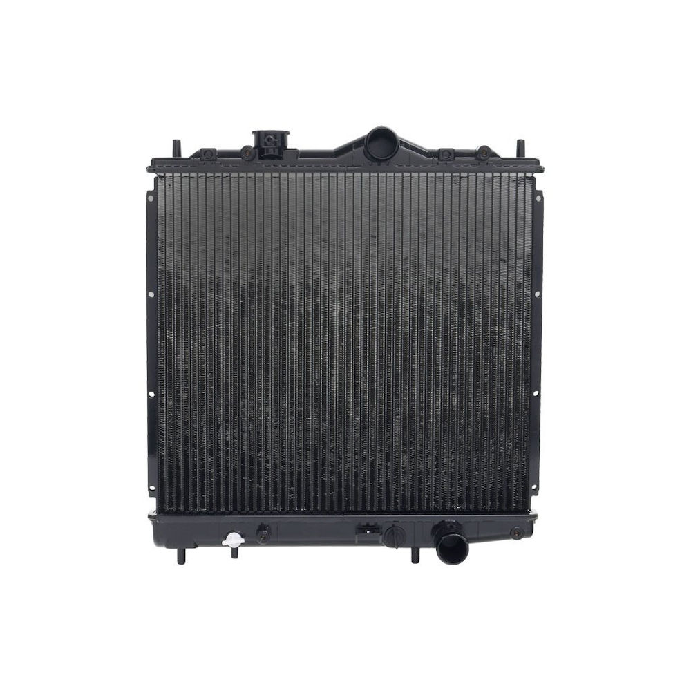 Radiator racire Mitsubishi Colt 10.1987-01.1992 (Motor 1, 3 44kw; 1, 5 62/66kw); Lancer, 10.1987-01.1992 (Motor 1, 3 55kw; 1, 5 54/62/66kw) Benzina, tip climatizare Cu/fara AC, cutie Manuala, tip Calsonic, diametru intrare/iesire 29/36mm, dimensiune 415x3