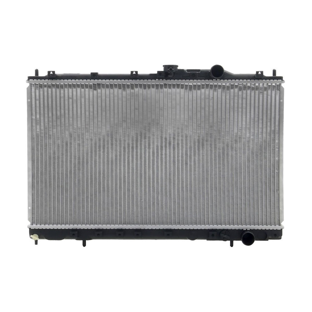 Radiator racire Mitsubishi Colt 01.1992-05.1996 (Motor 1, 8 103kw); Lancer, 01.1992-12.1993 Motor 1, 8 103kw Benzina, tip climatizare Cu/fara AC, cutie Manuala, tip Denso, diametru intrare/iesire 35/35mm, dimensiune 661x375x27mm, Cu lipire fagure prin bra