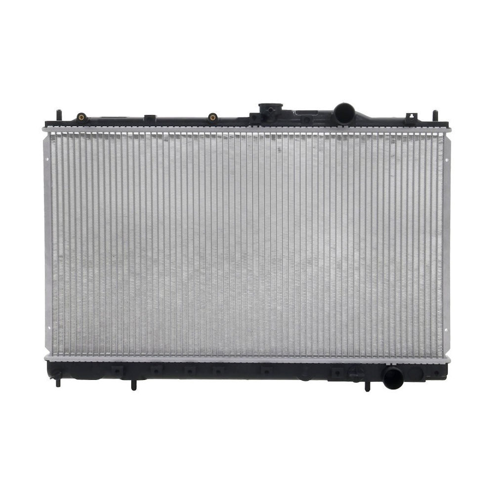 Radiator racire Mitsubishi Galant (E30), 02.1988-01.1993 Motor 1, 8 63kw; 2, 0 80/106kw Benzina, tip climatizare Cu/fara AC, cutie Manuala, tip Denso, diametru intrare/iesire 35/35mm, dimensiune 660x375x16mm, Cu lipire fagure prin brazare, Aftermarket