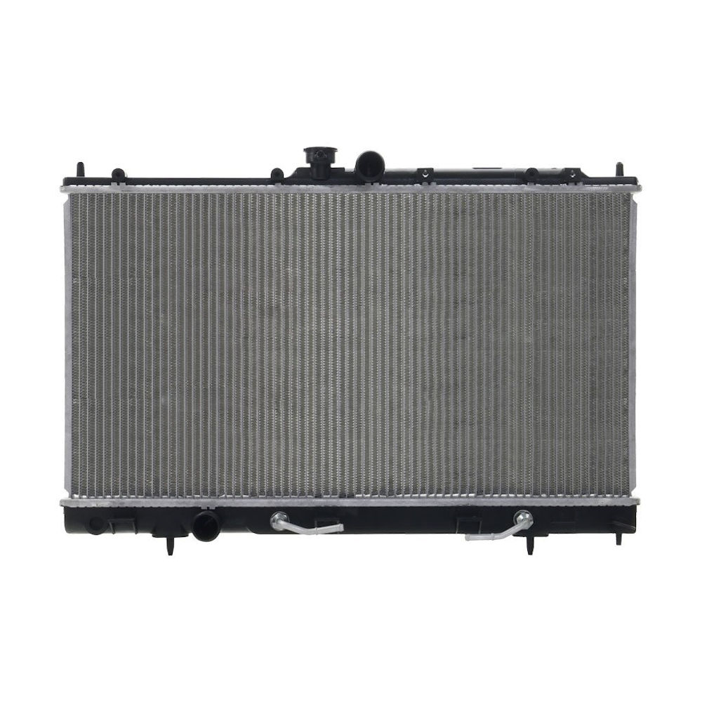 Radiator racire Mitsubishi Lancer (Cs), 09.2003-03.2007, Motorizare 1, 3 60kw; 2, 0 99kw Benzina, tip climatizare Cu/fara AC, cutie Manuala, diametru intrare/iesire 35/35mm, dimensiune 688x375x16mm, Cu lipire fagure prin brazare, Aftermarket