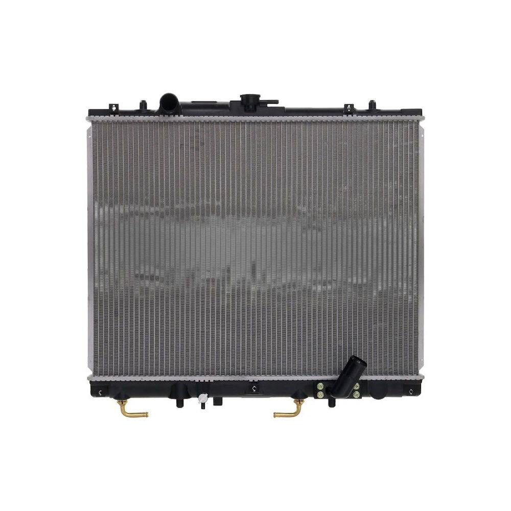 Radiator racire Mitsubishi Pajero Sport (K90), 11.1998-09.2002, Motorizare 2, 5 Td 73kw Diesel, tip climatizare Cu/fara AC, cutie automata, tip Denso, diametru intrare/iesire 35/35mm, dimensiune 638x500x26mm, Cu lipire fagure prin brazare, Aftermarket