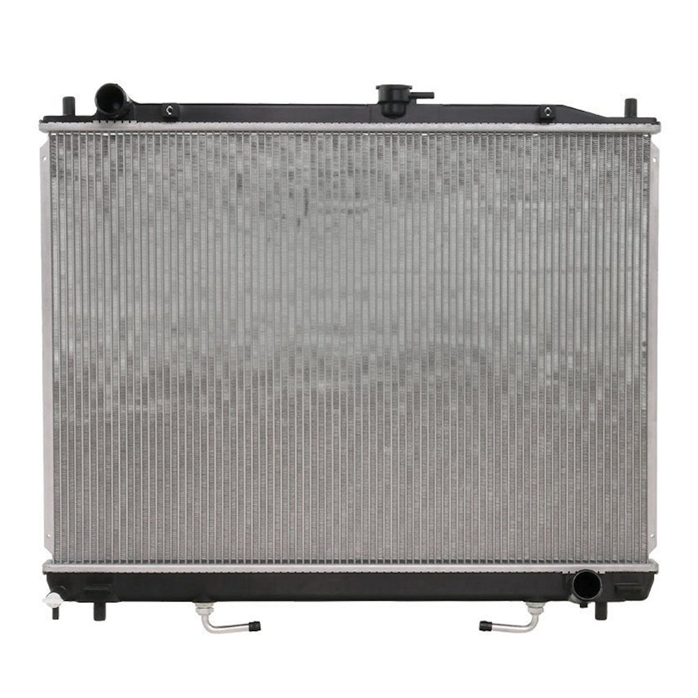 Radiator racire Mitsubishi Pajero (V60/V70), 08.1999-09.2002, Motorizare 3, 5 V6 149kw Benzina, tip climatizare Cu/fara AC, cutie automata, diametru intrare/iesire 36/36mm, dimensiune 708x501x16mm, Cu lipire fagure prin brazare, Aftermarket