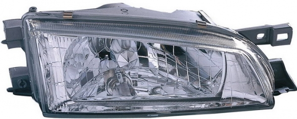 Far Subaru Impreza 01.1999-12.2000 DEPO partea Stanga tip bec H4, reglaj electric fara motoras tip bec H4, cu lentila clara