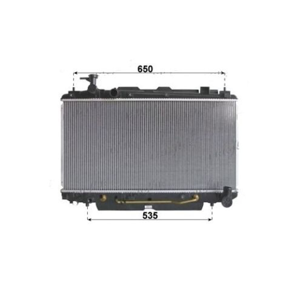 Radiator racire Toyota Rav-4 (Xa20) 08.2000-11.2005 Model Tropic, Motor 2, 0 110kw Benzina, tip climatizare Cu/fara AC, cutie automata, diametru intrare/iesire 35/34mm, dimensiune 738x378x25mm, Cu lipire fagure prin brazare, Aftermarket