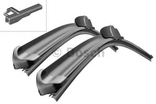 Stergatoare auto Bosch pentru Skoda Octavia 2 2004-2013 Vw Golf 5 1K 10.2003-11.2005; Jetta 1K Audi A3 8P 05.2003-10.2012; Bosch Aero Twin 600/475mm parbriz