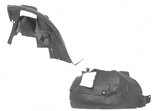 Carenaj roata Bmw Seria 3 (E92/93), Coupe/Cabrio Model M3, 2008-12.2013, partea Dreapta, punte Fata partea din mijloc 51718043214, 2041FP34T