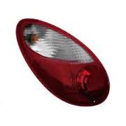 Stop spate lampa Chrysler Pt Cruiser (Pt), 11.05-07.10, omologare SAE, spate, cu suport bec, tip USA, rosu-alb, 5116222AA, Dreapta