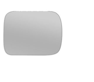 Geam oglinda Nissan Terrano I (Wd21)/Pathfinder 1987-1995 (Jp) partea stanga Best Auto Vest crom convex fara incalzire