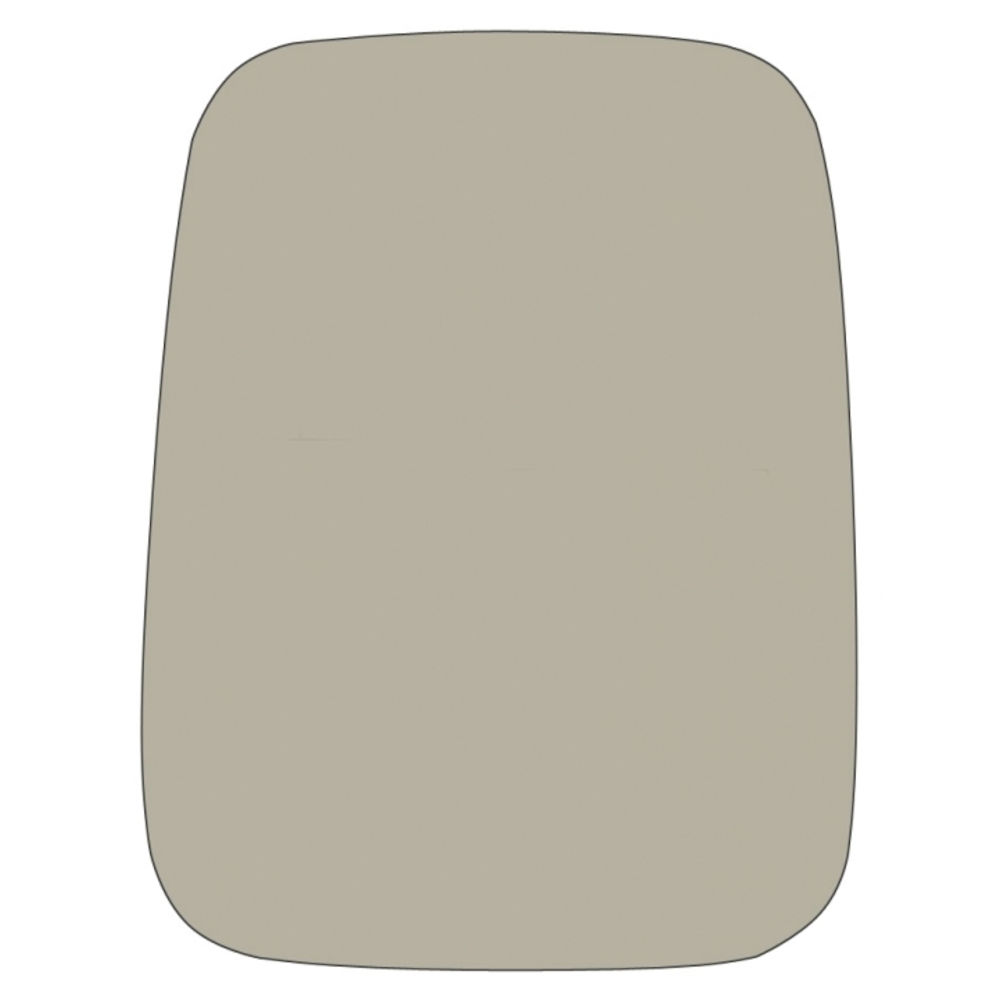 Geam oglinda Ford Transit (Ve6/ Ve64) 1985-1995, Stanga=Dreapta, Crom, Fara incalzire, Convex, pentru oglinzi scurt/lungi 195x140mm