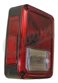 Stop spate lampa Jeep Wrangler (Jk), 07.06-13, spate,omologare SAE, cu suport bec, tip USA, 55077891AC; 55077891AD; 55077891AG, Stanga