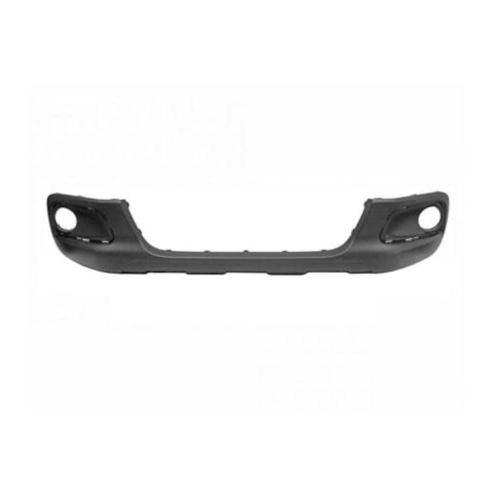 Spoiler bara fata Peugeot 2008, 03.2013-, parte montare cu gauri proiectoare, cu gauri ornament, cu gauri scut sub bara, cu gauri senzori parcare, 57L125-3, Aftermarket