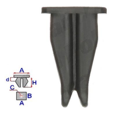 Clema, clips fixare BMW seria 3/5/7, X5, X6; Ford C-Max, Kuga, Mondeo, Transit/Tourneo Connect; Mercedes clasa C/Cl/Clk/Cls/E/Gl/Ml/S/Sl, Sprinter, Vaneo, Vito/Viano, Crafter; aplicatii multiple, set 10 buc, 6317 1367 869, 6784929, A6399980185