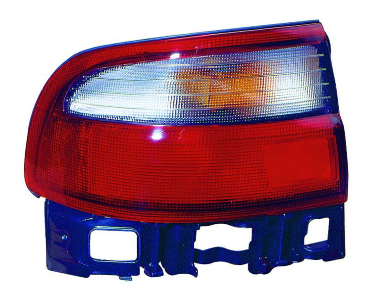 Stop spate lampa Toyota Carina E (T19), 04.1992-1995 Sedan, spate,fara omologare, fara suport bec, exterior, rosu-fumuriu, 81560-2B260, Stanga