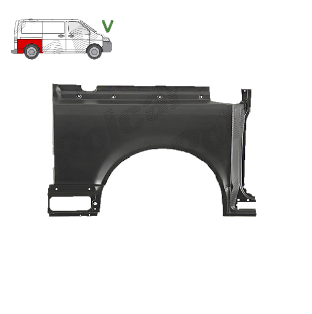 Aripa spate Vw Transporter/Multivan (T5), 04.2003-10.2009, Spate, Lungime 1300, Inaltime 870 Mm,