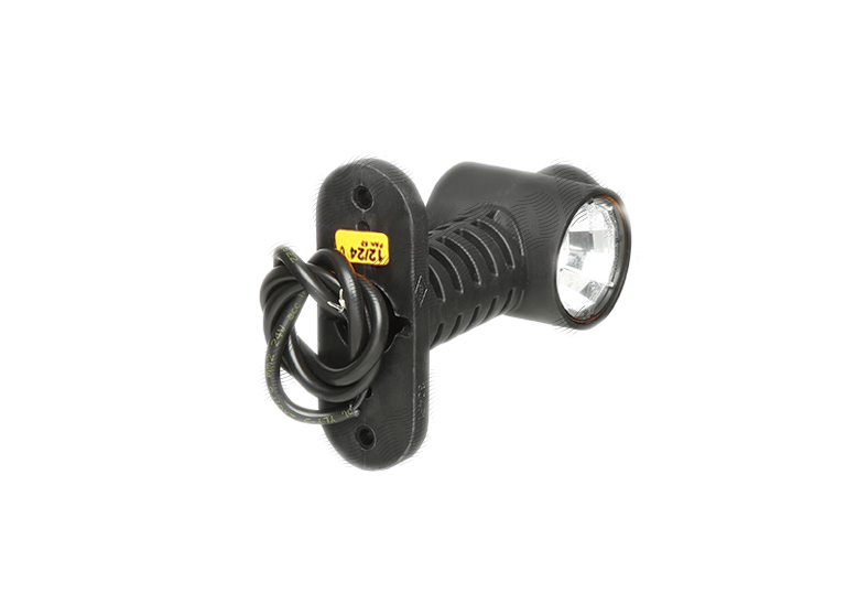 Lampa gabarit cu brat Universala , partea Stanga/ Dreapta, Cu Led , Lungime=118mm; H=100mm; 12/24v; Rosie/Galbena/Alba,