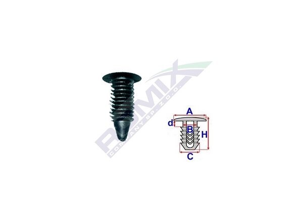Clips fixare Chrysler Neon, 95- Aftermarket RXB22644