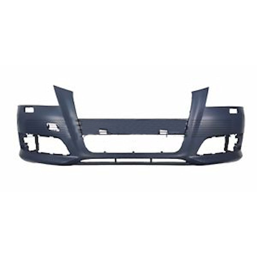 Bara fata Audi A3 (8p), 04.2008-10.2012, parte montare, grunduita, cu gauri pentru spalator, 133207-4, Aftermarket