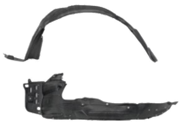 Carenaj roata Honda Odyssey (Rl4), 01.2008-08.2010, partea Stanga, Fata, 74151SHJA01, 3852FL1T