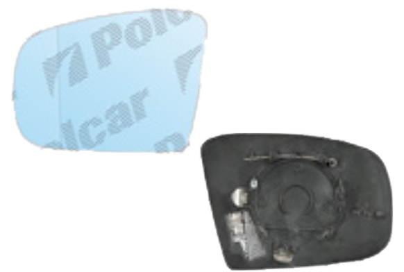 Geam oglinda Mercedes Clasa ML (W163) 2001-07.2005 partea dreapta BestAutoVest albastra asferica cu incalzire 5044558E