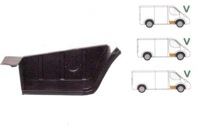 Treapta usa Mercedes 207-410 1977-1995 Model Scurt/Mijlociu/Lung , partea Fata Dreapta, Mare,