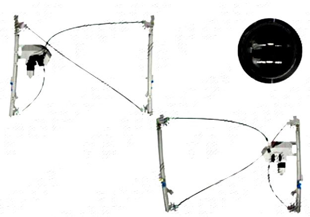 Macara geam Renault Clio III (R0/1) 09.2005-05.2009 Fata Stanga electrica cu motoras 6055PSE7, cu 3 usi