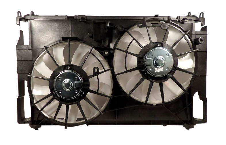 GMV radiator electroventilator Toyota Rav-4 (Xa40), 2013-, Motorizare 2.0 111kw; 2,5 132kw Benzina, tip climatizare , dimensiune mm, Aftermarket