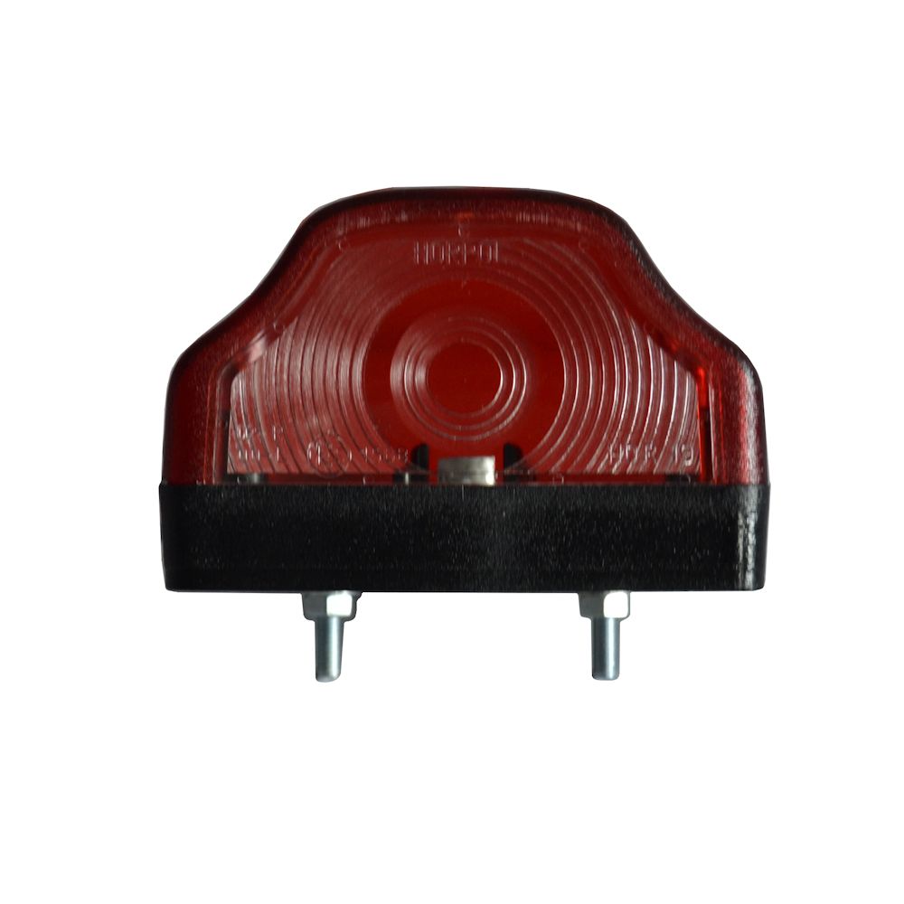 Lampa auto BestAutoVest pentru numar camion 12/24V 95x60x65mm BestAutoVest partea Dreapta/ Stanga 1 bucata carcasa rosie