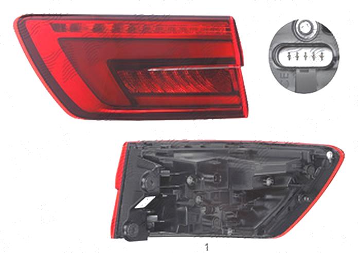 Stop spate lampa Audi A4/S4 (B9), 11.2015- Model Avant, spate, Stanga, partea exterioara, AL (Automotive Lighting)
