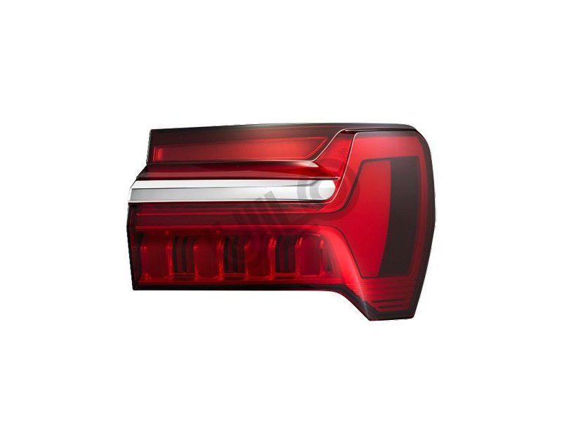 Stop spate lampa Audi A6 (C8), 03.2018-, spate, Dreapta, semnalizare dinamica; cu animatie; partea exterioara; LED; cu ornament cromat, ULO