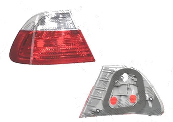Stop spate lampa Bmw Seria 3 (E46), Coupe, 05.1999-03.2003, spate, Stanga, partea exterioara; P21/4W+P21W+PY21W; rosu-alb; fara suport bec; omologare: ECE/SAE, DEPO