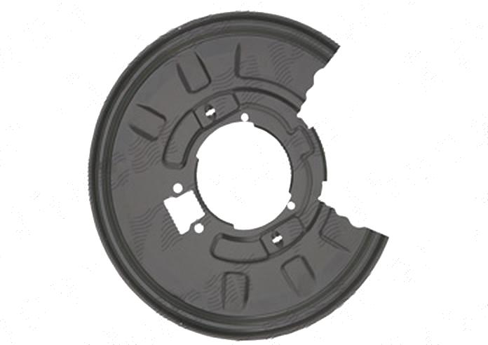 Protectie stropire disc frana Bmw Seria 3 (E46), Sedan/Combi, 06.1998-06.2005; Seria 3 (E46/5), Compact, 03.2000-12.2004, Spate, Stanga, metal
