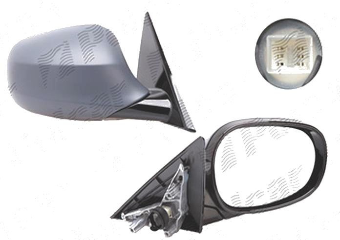 Oglinda exterioara Bmw Seria 3 (E90/E91), 08.2008-06.2012, Dreapta, E91, Combi, reglare electrica; grunduita; incalzita; geam asferic; cromat; 5 pini