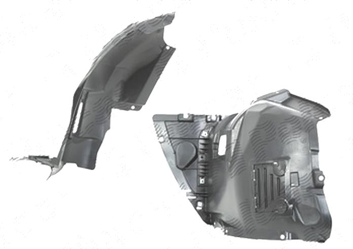 Carenaj aripa interioara, aparatori noroi Bmw Seria 3 (E90/E91), 08.2008-06.2012, fata, Dreapta, fata; polipropilena (PP/PPE)