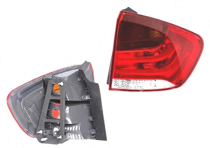 Stop spate lampa Bmw X1 (E84), 09.2009-08.2015, spate, Dreapta, partea exterioara; P21W; cu suport becuri, OEM/OES