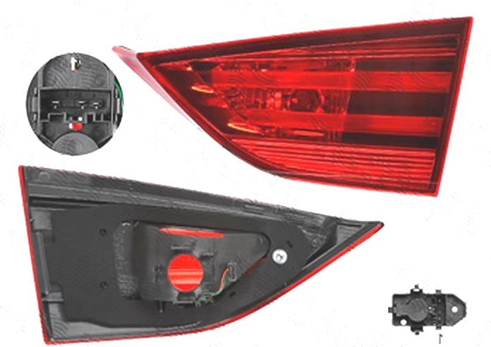 Stop spate lampa Bmw X1 (E84), 09.2009-08.2015, spate, Dreapta, partea interioara; LED+P21W, OEM/OES