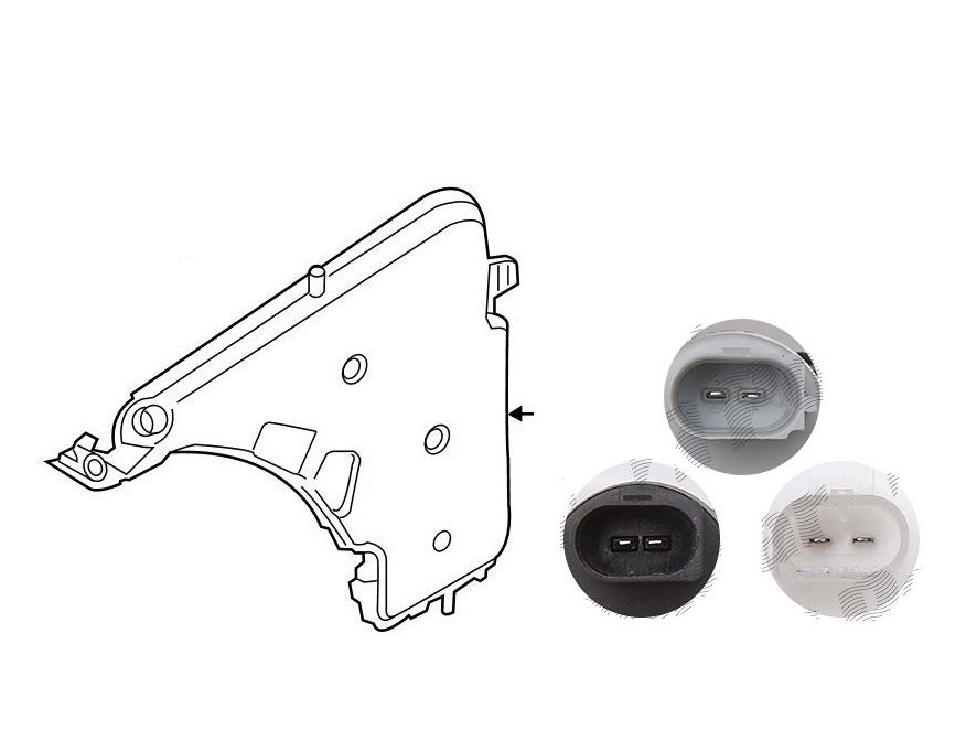 Rezervor spalator parbriz Bmw Seria 1 (F20), 08.2011-06.2015; Seria 1 (F20), 05.2015-; Seria 3/3 Gt (F30/31/34/35), 01.2012-, vehicule fara Motoras Spalator faruri, cu capac, cu 2 pompe spalator, cu senzor nivel lichid