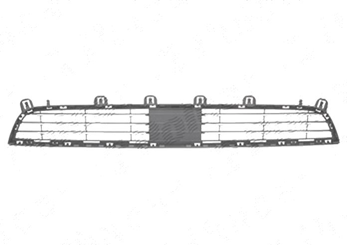 Grila masca fata Bmw X5 (F15), 10.2013-, fata, central, cu active cruise control, crom/negru