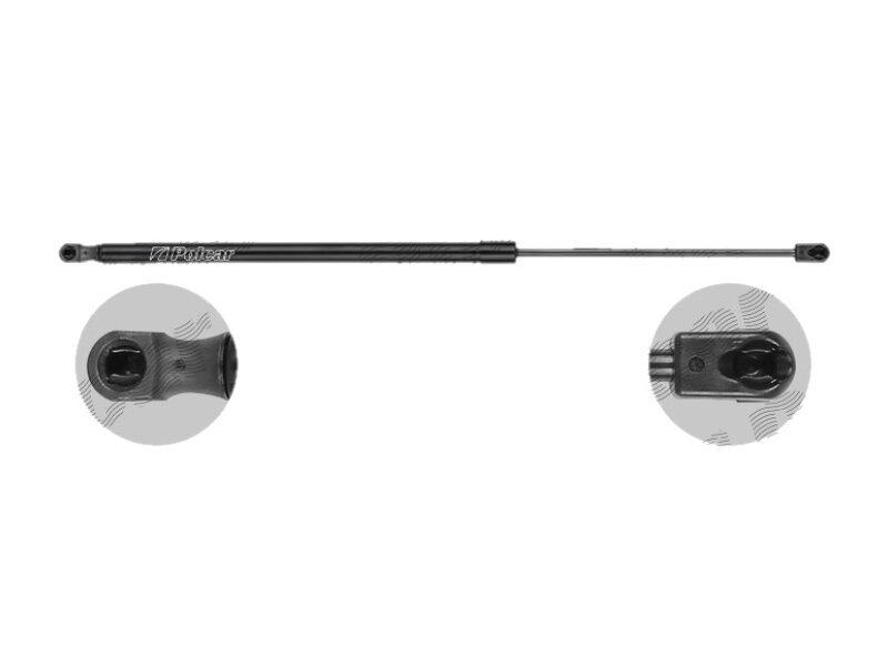 Amortizor capota spate, echilibror haion Nissan Note (E12), 08.2013-, Stanga = Dreapta, Lungime, Cursa, Forta: 615 mm, 162 mm, 265 N, liftback