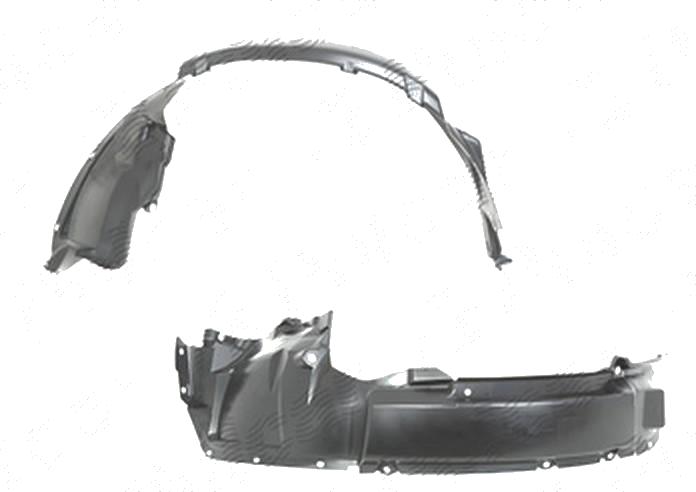 Carenaj aripa interioara, aparatori noroi Ford Escape, 01.2008-12.2012, fata, Dreapta, polipropilena (PP/PPE)