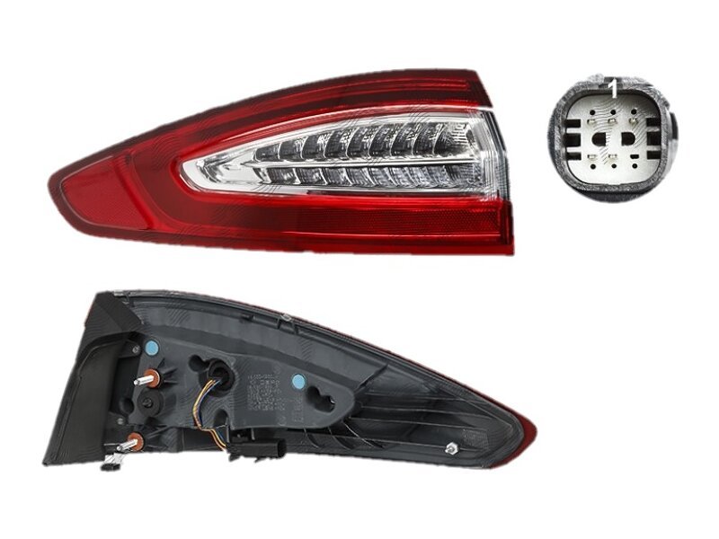 Stop spate lampa Ford Mondeo, 03.2015-01.2019, Model Hatchback, partea Stanga, 5 usi, partea exterioara; LED, DEPO