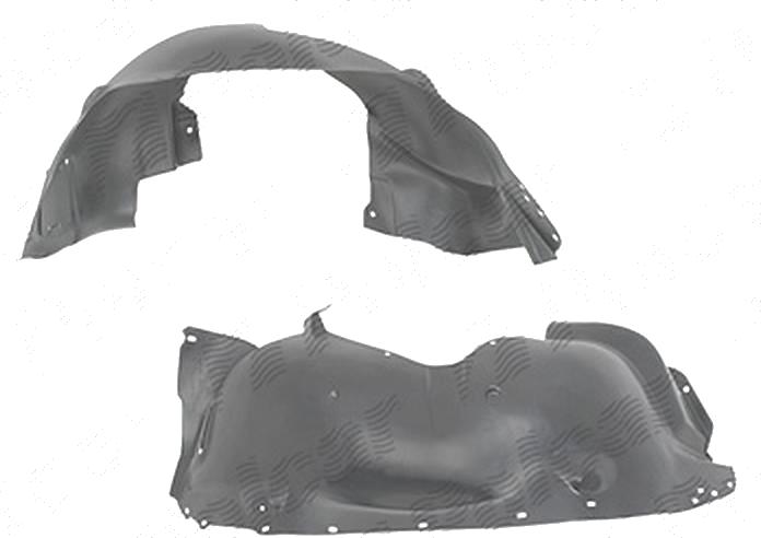 Carenaj aripa interioara, aparatori noroi Jeep Cherokee/Liberty (Kj), 09.2001-2004, fata, Stanga, polietilena (PE)